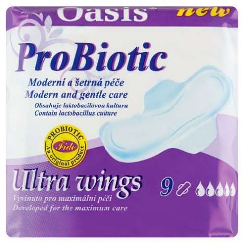 Oasis ProBiotic Ultra Wings intimní vložky 9 kusů